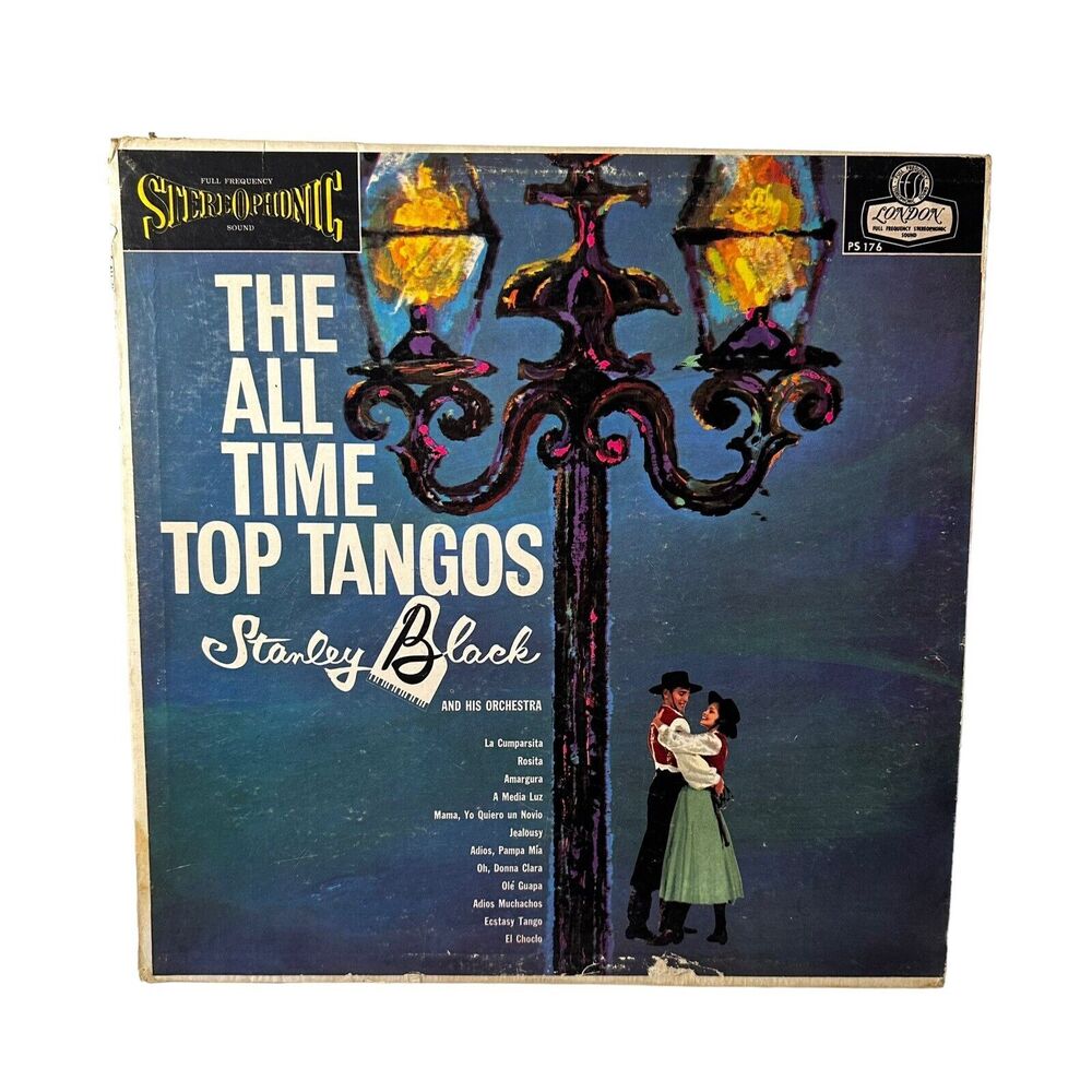 Stanley Black The All Time Top Tangos LP London blueback PS 176 Stereo